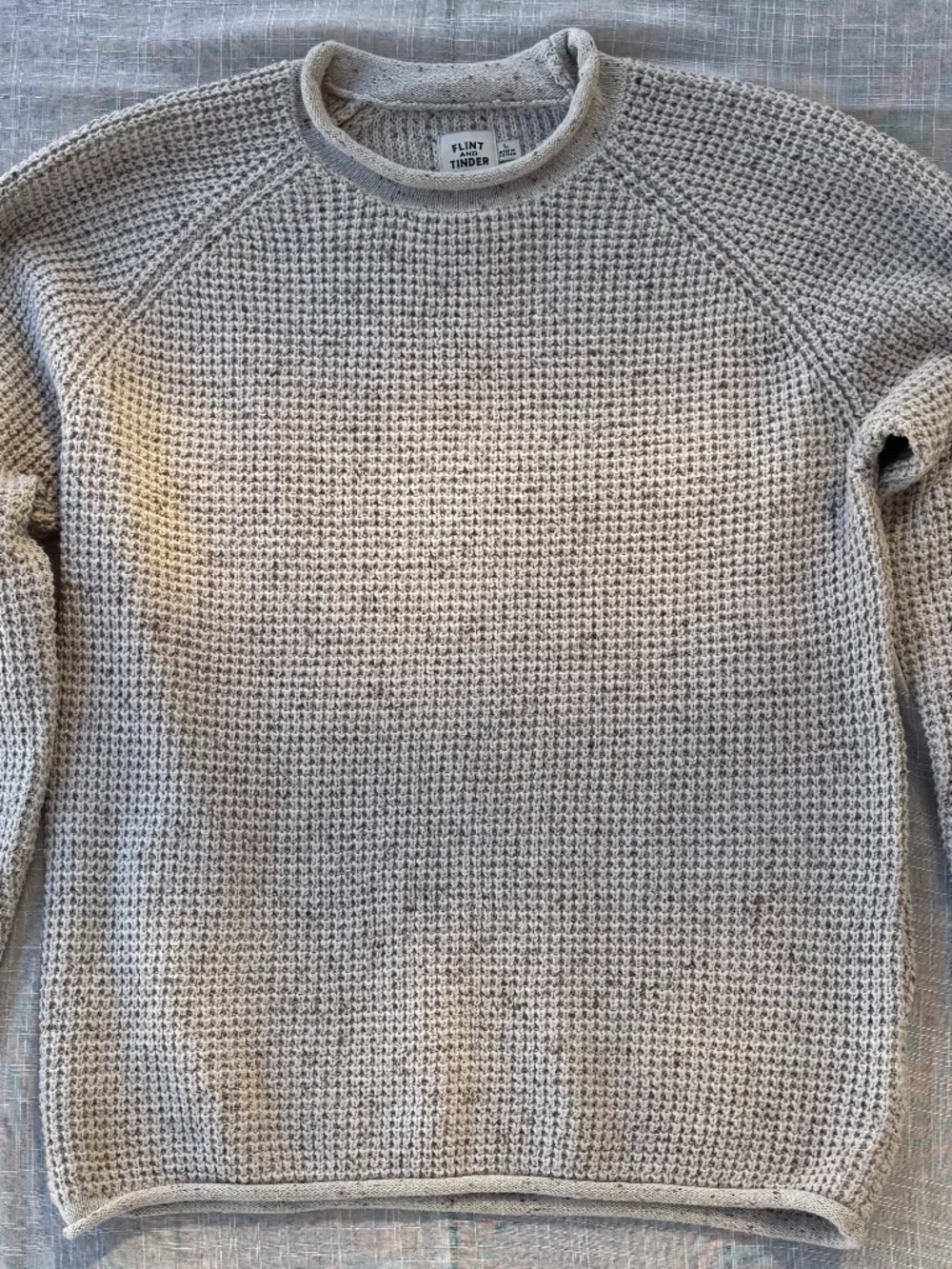Flint & Tinder Headlands Rollneck Sweater – Men’s L – Recycled Cotton – Huckberr